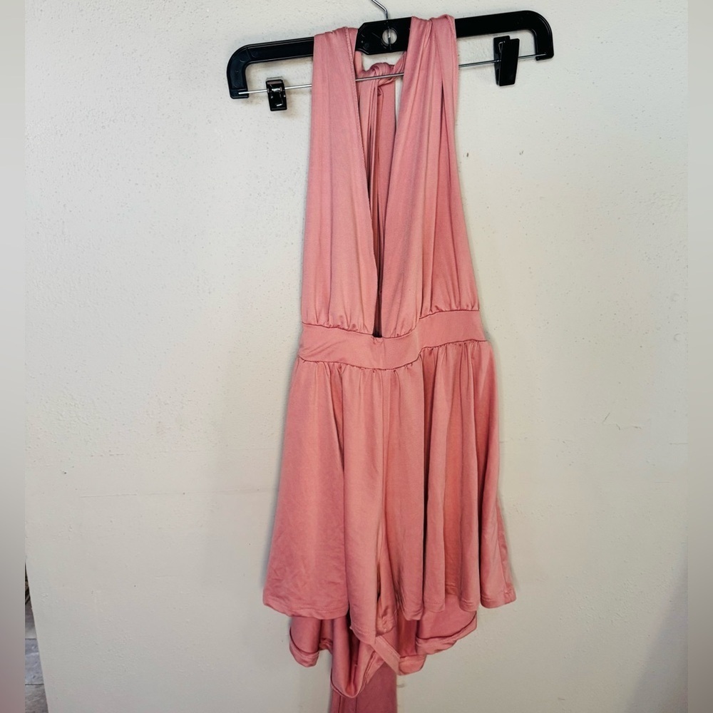 Any Way You Want Me Dusty Pink Convertible Romper - Picture 6 of 9